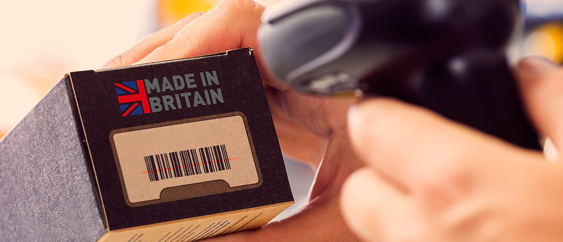 free made in britain logo, made in britain logo packaging, UK packaging, promote britain, UK exports
